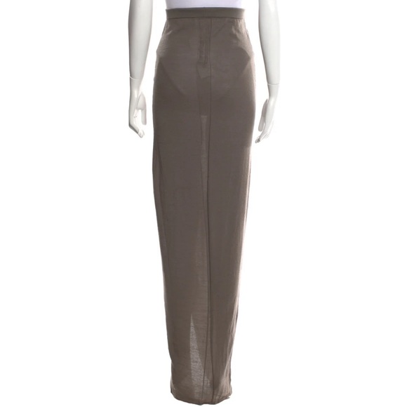 Rick Owens Knit Maxi Skirt - Picture 4 of 4